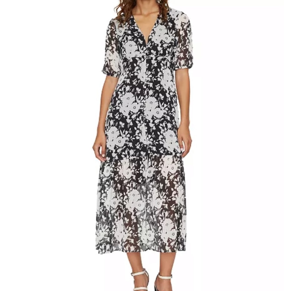 Sanctuary florence Maxi Dress Black Floral